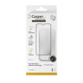 Casper Pro Silicone Tempered Glass Compatible For iPhone 15 Plus (Retail Pack) (Clear)