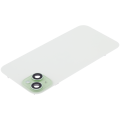 Back Glass With Steel Plate With Wireless NFC Charging MagSafe Magnet & Flashlight Flex Compatible For iPhone 15 Plus (Used OEM Pull: Grade A) (Green)