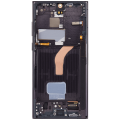 OLED Assembly With Frame Compatible For Samsung Galaxy S22 Ultra 5G (US & International Version) (Aftermarket Plus) (Phantom Black)