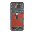 OLED Assembly With Frame Compatible For Huawei Mate 50 (Genuine OEM) (Black)