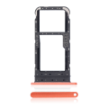 Dual Sim Card Tray Compatible For Motorola Moto E7 (XT2095 / 2020) (Satin Coral)