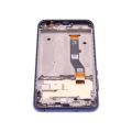 LCD Assembly With Frame Compatible For Motorola Moto G Play (XT2093 / 2021) (Genuine OEM) (Misty Blue)