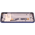 LCD Assembly With Frame Compatible For Motorola Moto G Play (XT2093 / 2021) (Genuine OEM) (Misty Blue)