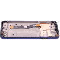 LCD Assembly With Frame Compatible For Motorola Moto G Play (XT2093 / 2021) (Genuine OEM) (Misty Blue)