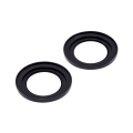 Casper Camera Lens Protector Compatible For iPhone 13 / 13 Mini (Black) (Clear)