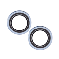 Casper Camera Lens Protector Compatible For iPhone 14 / 14 Plus (Blue) (Clear)