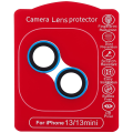 Casper Camera Lens Protector Compatible For iPhone 13 / 13 Mini (Blue) (Clear)