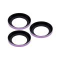 Casper Camera Lens Protector Compatible For iPhone 14 Pro / 14 Pro Max (Purple) (Clear)