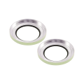 Casper Camera Lens Protector Compatible For iPhone 15 / 15 Plus (Green) (Clear)