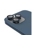 Casper Camera Lens Protector Compatible For iPhone 15 Pro / 15 Pro Max (Dark blue) (Clear)