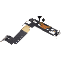Charging Port Flex Cable Compatible For iPhone 12 Mini (Used OEM Pull) (Black)