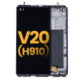 LCD Assembly With Frame Compatible For LG V20 (H910) (Refurbished) (Black)