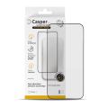 Casper Pro Silicone Tempered Glass Compatible For iPhone 15 Pro Max (Retail Pack) (Clear)