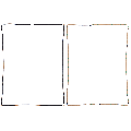 Frame With Adhesive Compatible For iPad 3 / iPad 4 (Black)