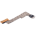Charging Port Flex Cable Compatible For iPad Air 4 (WiFi Version) (Used OEM Pull: Grade A) (White)
