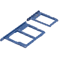 Sim Card Tray Compatible For Samsung Galaxy A6 (A600 / 2018) / A6 Plus (A605 / 2018) (Blue)