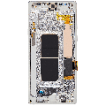 OLED Assembly With Frame Compatible For Samsung Galaxy Note 9 (Refurbished) (Cloud Silver)