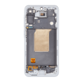 OLED Assembly With Frame Compatible For Samsung Galaxy A55 (A556 / 2024) (Refurbished) (Iceblue)
