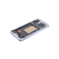 OLED Assembly With Frame Compatible For Samsung Galaxy A55 (A556 / 2024) (Refurbished) (Iceblue)