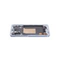 OLED Assembly With Frame Compatible For Samsung Galaxy A55 (A556 / 2024) (Refurbished) (Iceblue)