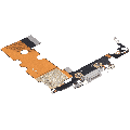 Charging Port Flex Cable Compatible For iPhone 8 (Aftermarket) (Silver)