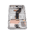 OLED Assembly With Frame Compatible For Samsung Galaxy S20 Plus 5G (Refurbished) (Cloud White)