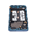 OLED Assembly With Frame Compatible For Samsung Galaxy A51 5G UW (A516V / 2020) (Verizon 5G UW Frame Only) (Refurbished) (Prism Bricks Blue)
