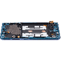 OLED Assembly With Frame Compatible For Samsung Galaxy A51 5G UW (A516V / 2020) (Verizon 5G UW Frame Only) (Refurbished) (Prism Bricks Blue)
