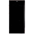 OLED Assembly With Frame Compatible For Samsung Galaxy Note 10 (Refurbished) (Aura Glow / Silver)