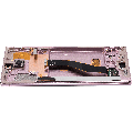 OLED Assembly With Frame Compatible For Samsung Galaxy Note 10 (Refurbished) (Aura Glow / Silver)