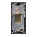 OLED Assembly With Frame Compatible For Samsung Galaxy S24 Ultra (US & International Version) (Aftermarket Plus) (Titanium Black)