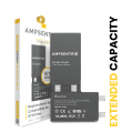 Replacement High Capacity Battery Core Compatible For iPhone XS Max (Spot Welding Required) (AmpSentrix Core Extended)