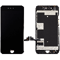 LCD Assembly With Steel Plate Compatible For iPhone 8 / SE (2020 / 2022) (Aftermarket: AQ7) (Black)
