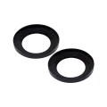 Casper Camera Lens Protector Compatible For iPhone 16 / 16 Plus (Black) (Clear)