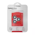 Casper Camera Lens Protector Compatible For iPhone 15 Pro / 15 Pro Max (Dark blue) (Clear)