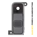 Back Camera Lens With Power & Volume Buttons Compatible For LG Stylo 2