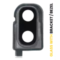 Back Camera Lens With Bracket / Bezel Compatible For Samsung Galaxy Z Flip (F700) (Gray）