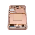 OLED Assembly With Frame Compatible For Samsung Galaxy S24 5G (US & International Version) (Refurbished) (Sandstone Orange)