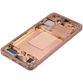 OLED Assembly With Frame Compatible For Samsung Galaxy S24 5G (US & International Version) (Refurbished) (Sandstone Orange)