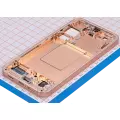OLED Assembly With Frame Compatible For Samsung Galaxy S24 5G (US & International Version) (Refurbished) (Sandstone Orange)
