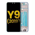LCD Assembly With Frame Compatible For Huawei Y9 (2019) (Refurbished) (Aurora Purple)