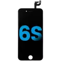LCD Assembly With Steel Plate Compatible For iPhone 6S (Aftermarket: AQ7) (Black)