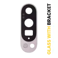 Back Camera Lens With Bracket Compatible For Google Pixel 9 Pro (Porcelain)