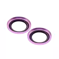 Casper Camera Lens Protector Compatible For iPhone 16 / 16 Plus (Pink) (Clear)
