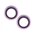 Casper Camera Lens Protector Compatible For iPhone 16 / 16 Plus (Pink) (Clear)