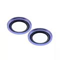 Casper Camera Lens Protector Compatible For iPhone 16 / 16 Plus (Ultramarine) (Clear)