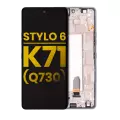 LCD Assembly With Frame Compatible For LG Stylo 6 / K71 (Refurbished) (Silver)