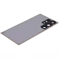 Back Cover Glass With Camera Lens Compatible For Samsung Galaxy S24 Ultra 5G (No Logo) (Aftermarket Plus) (Titanium Orange)