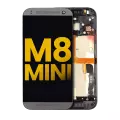 LCD Assembly With Frame Compatible For HTC M8 Mini (Refurbished) (Black)