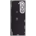 Back Cover Glass With Camera Lens Compatible For Samsung Galaxy Z Fold 6 5G (Aftermarket Plus) (Silver Shadow)